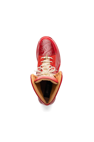 Mauri Diamond 8402 Exotic Crocodile / Suede / Nappa / Patent High-Top Sneakers (MA5625)-AmbrogioShoes