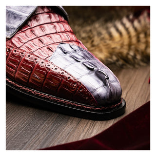 Mauri Don 2670/1 Men's Shoes Exotic Hornback Derby (MA5638) (Special Order)-AmbrogioShoes