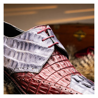 Mauri Don 2670/1 Men's Shoes Exotic Hornback Derby (MA5638) (Special Order)-AmbrogioShoes