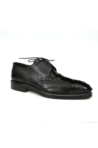 Mauri Don 2670/2 Exotic Hornback Tail / Pebble Grain Leather Derby (MA5658)-AmbrogioShoes