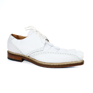 Mauri Don 2670/2 Exotic Hornback Tail / Pebble Grain Leather Derby (MA5658)-AmbrogioShoes