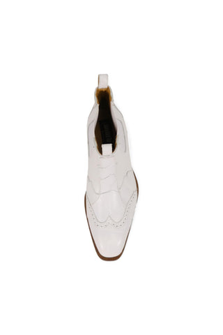 Mauri Ebony 1092/3 Exotic Alligator / Calf-Skin Leather Chelsea Boot(MA5656)-AmbrogioShoes