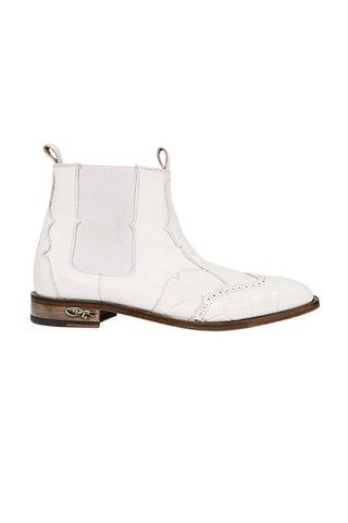 Mauri Ebony 1092/3 Exotic Alligator / Calf-Skin Leather Chelsea Boot(MA5656) (Made to Order)-AmbrogioShoes