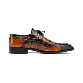 Mauri Eminence 3287 Men's Shoes Exotic Alligator Skin Split-Toe Derby (MA5556) (Special Order)-AmbrogioShoes