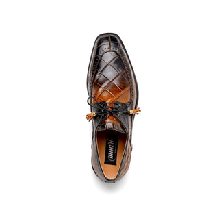 Mauri Eminence 3287 Men's Shoes Exotic Alligator Skin Split-Toe Derby (MA5556) (Special Order)-AmbrogioShoes