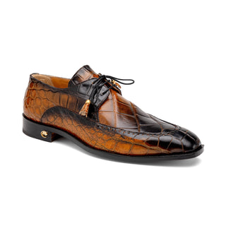 Mauri Eminence 3287 Men's Shoes Exotic Alligator Skin Split-Toe Derby (MA5556) (Special Order)-AmbrogioShoes