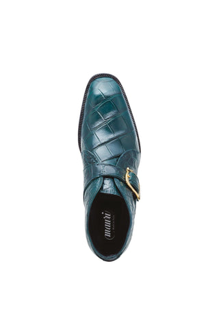 Mauri Esquire 4955 Hutner Green Exotic Alligator Chukka Boots (MA5262)-AmbrogioShoes