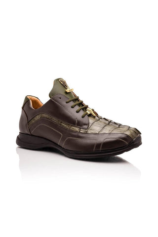 Mauri Flex M799 Exotic Hornback / Nappa Leather Derby Sneakers (MA5643)