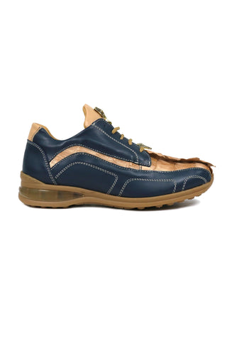 Mauri Flex M799 Exotic Hornback / Nappa Leather Derby Sneakers (MA5643)-AmbrogioShoes