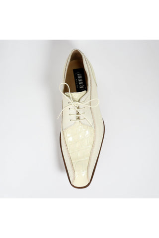 Mauri Gentleman 3251 Exotic Alligator / Goat Leather Derby (MA5659)-AmbrogioShoes