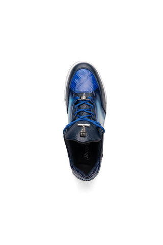 Mauri Ghost 8423 Crocodile / Time / Nappa Leather Casual Slip-On Sneakers (MA5622)