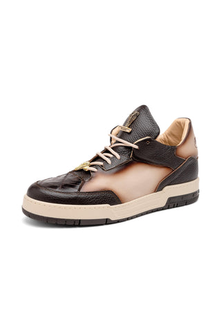 Mauri Ghost 8423 Exotic Crocodile / Nappa / Leather Sneakers (MA5571)-AmbrogioShoes