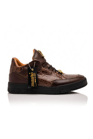 Mauri Ghost 8423 Exotic Crocodile / Nappa Leather Sneakers (MA5649)-AmbrogioShoes