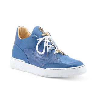 Mauri Ghost 8423 Exotic Crocodile / Patent & Calf-Skin Leather Casual Sneakers (MA5535)(Made to Order)-AmbrogioShoes