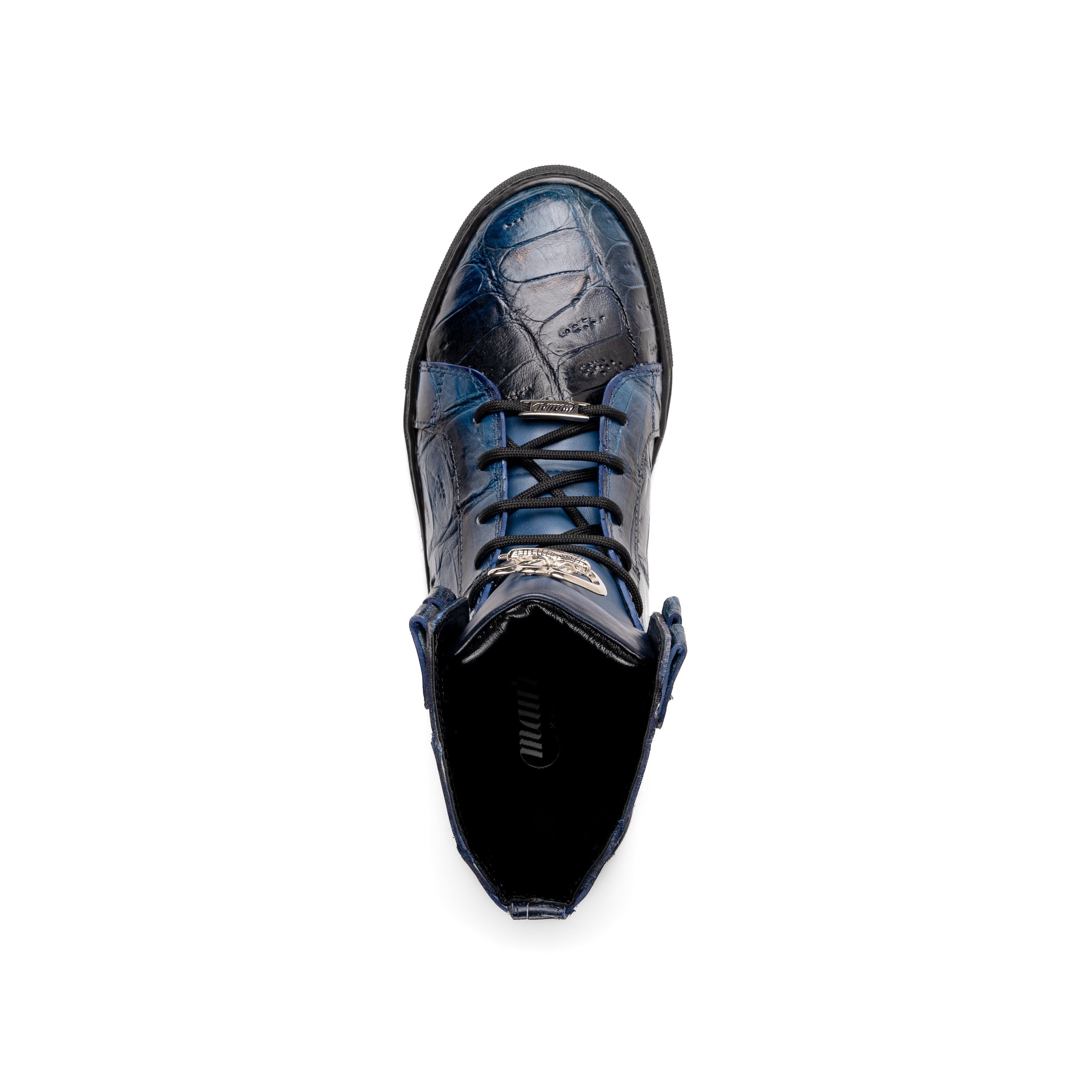 Mauri Golden Boy 6129-1 Men's Shoes Blue with Black Finished