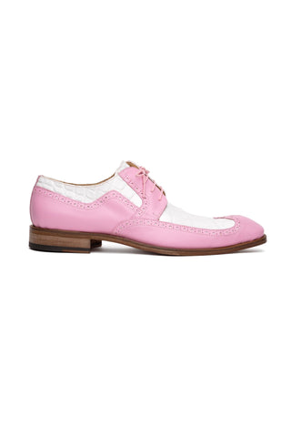 Mauri Goodfella 3258 Exotic Alligator / Calf-Skin Leather Wing-tip Derby (MA5600)-AmbrogioShoes