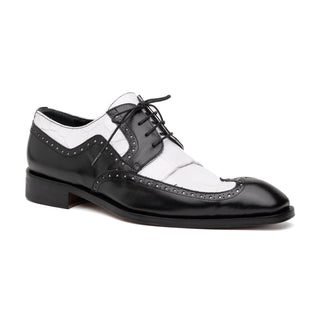 Mauri Goodfella 3258 Men's Shoes Exotic Alligator / Calf-Skin Leather Wing-tip Derby (MA5600) (Special Order)-AmbrogioShoes