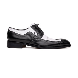 Mauri Goodfella 3258 Men's Shoes Exotic Alligator / Calf-Skin Leather Wing-tip Derby (MA5600) (Special Order)-AmbrogioShoes