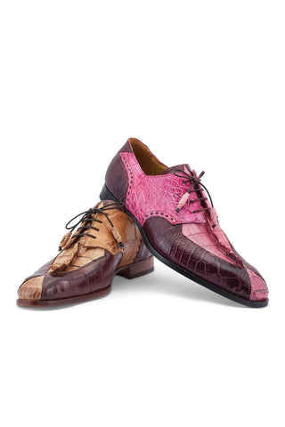 Mauri Groove 3237 Alligator Skin & Hornback Derby (MA5520)-AmbrogioShoes
