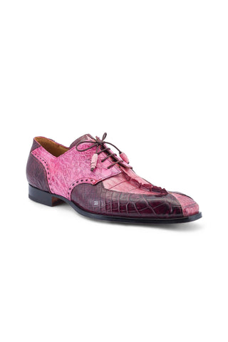 Mauri Groove 3237 Exotic Alligator Skin & Hornback Derby (MA5520)-AmbrogioShoes