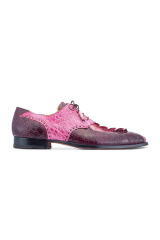 Mauri Groove 3237 Exotic Alligator Skin & Hornback Derby (MA5520)-AmbrogioShoes