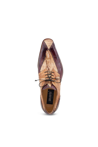 Mauri Groove 3237 Exotic Alligator Skin & Hornback Derby (MA5520)-AmbrogioShoes