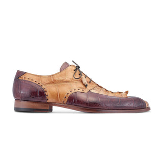 Mauri Groove 3237 Men's Shoes Exotic Alligator Skin & Hornback Derby (MA5520)(Special Order)-AmbrogioShoes