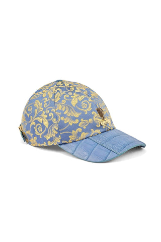 Mauri H65 Men's Crocodile Skin & Gobelins Fabric Hat (MAH1021)