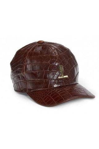 Mauri H65 Men's Exotic Alligator Skin Hats (MAHO1001)-AmbrogioShoes