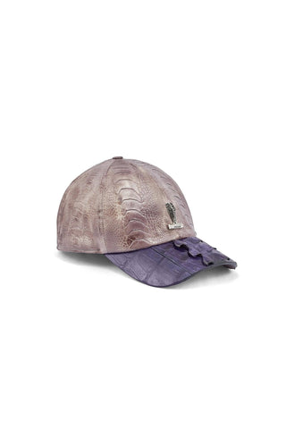 Mauri H65 Men's Exotic Crocodile Skin / Hornback Tail / Ostrich Leg Hat (MAH1026)