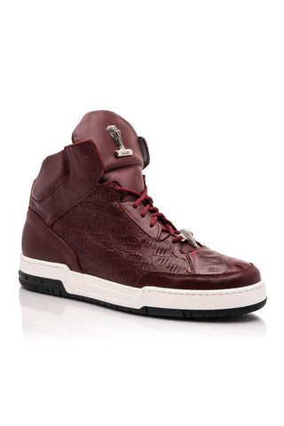 Mauri Hammer 8429 Exotic Crocodile / Nappa Leather Sneakers (MA5651)-AmbrogioShoes