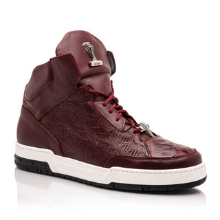 Mauri Hammer 8429 Men's Shoes Exotic Crocodile / Nappa Leather Sneakers (MA5651) (Special Order)-AmbrogioShoes