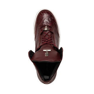 Mauri Hammer 8429 Men's Shoes Exotic Crocodile / Nappa Leather Sneakers (MA5651) (Special Order)-AmbrogioShoes