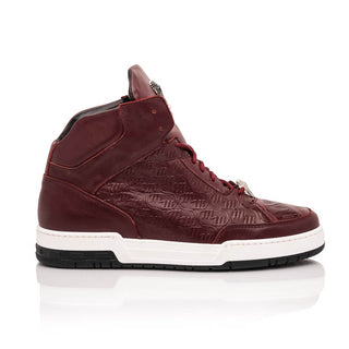 Mauri Hammer 8429 Men's Shoes Exotic Crocodile / Nappa Leather Sneakers (MA5651) (Special Order)-AmbrogioShoes