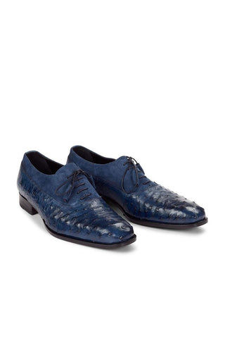 Mauri Hand-Painted Dante Wonder Blue Oxfords 4762 (MA4312)-AmbrogioShoes