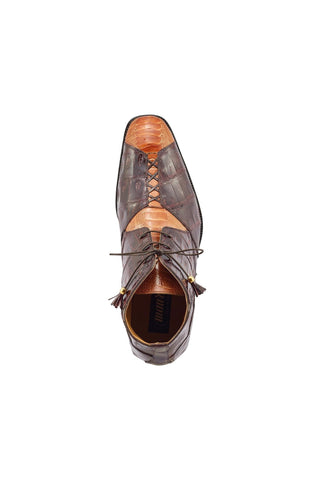 Mauri Harlem 4926 Exotic Crocodile Skin & Ostrich Leg Chukka Boots (MA5264)-AmbrogioShoes