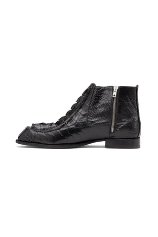 Mauri Havok 3299 Ostrich / Hornback Split-Toe Boots-AmbrogioShoes