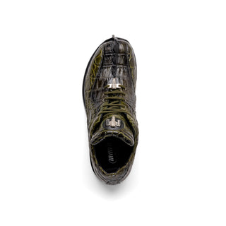 Mauri Hazard 8596-3 Men's Shoes Exotic Alligator Skin & Hornback Sneakers (MA5566) (Special Order)-AmbrogioShoes