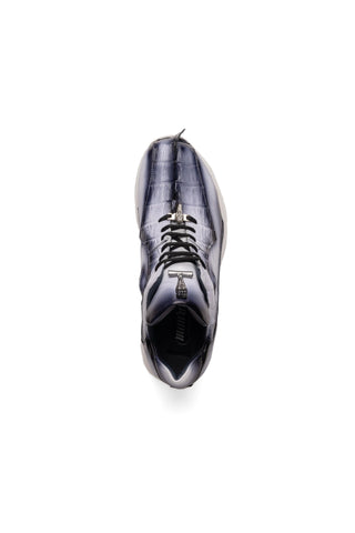 Mauri Hazard 8596 Men's Casual Sneakers in Exotic Hornback & Nappa Leather (MA5594)-AmbrogioShoes