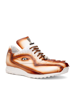Mauri Hazard 8596 Men's Casual Sneakers in Hornback & Nappa (MA5594)-AmbrogioShoes