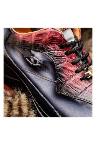 Mauri Hazard 8596/4 Exotic Hornback / Nappa Leather Sneakers (MA5644)-AmbrogioShoes