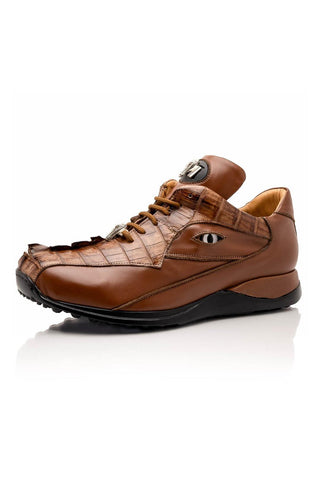 Mauri Hazard 8596/4 Exotic Hornback / Nappa Leather Sneakers (MA5644)-AmbrogioShoes