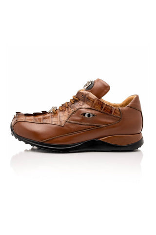 Mauri Hazard 8596/4 Exotic Hornback / Nappa Leather Sneakers (MA5644)-AmbrogioShoes