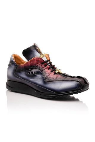 Mauri Hazard 8596/4 Exotic Hornback / Nappa Leather Sneakers (MA5644)-AmbrogioShoes