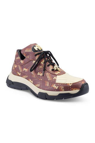 Mauri Imprint 8900/2 Exotic Crocodile Skin & Calf-Skin Leather Sneakers (MA5501)-AmbrogioShoes