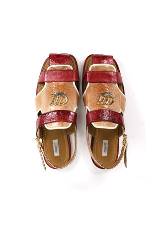 Mauri Jamaica Ostrich Sandal-AmbrogioShoes