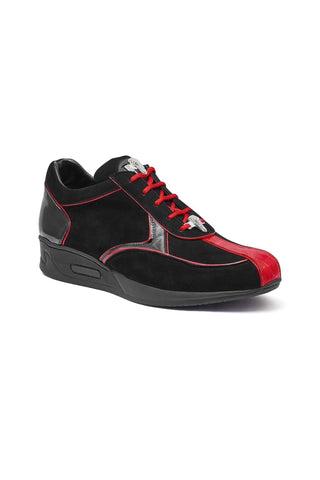 Mauri M791 Jackpot Crocodile Skin / Suede / Patent Sneakers (MA5267)-AmbrogioShoes