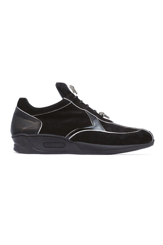 Mauri M791 Jackpot Crocodile Skin / Suede / Patent Sneakers (MA5267)-AmbrogioShoes