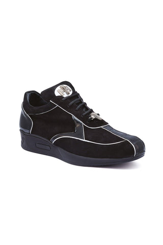 Mauri M791 Jackpot Exotic Crocodile Skin / Suede / Patent Sneakers (MA5267)-AmbrogioShoes