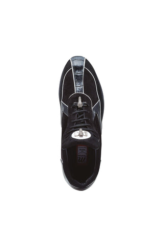 Mauri M791 Jackpot Exotic Crocodile Skin / Suede / Patent Sneakers (MA5267)-AmbrogioShoes